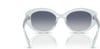 Swarovski Womens Sk6005 Cat Eye SunglassesLight Blue OpalBlue Gradient