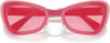 Swarovski Womens Sk6012 Butterfly SunglassesFuchsiaOld PinkPink