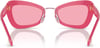 Swarovski Womens Sk6012 Butterfly SunglassesFuchsiaOld PinkPink