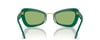 Swarovski Womens Sk6012 Butterfly SunglassesGreenDark Green