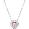 SWAROVSKI Angelic Square Collection NecklacePink