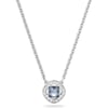 SWAROVSKI Angelic Square Collection NecklaceSmoke Blue