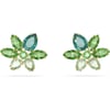 SWAROVSKI Gema Flower Earrings CollectionGreen Flower Stud Earrings