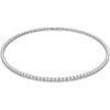 SWAROVSKI Tennis Deluxe Crystal Bracelet and Necklace Jewelry CollectionNecklace  Rhodium Tone