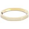 Swarovski Dextera Crystal Bangle Bracelet Jewelry Collection Gold Tone FinishSmall