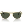 Swarovski Womens Sk7007 Square SunglassesGoldLight Green