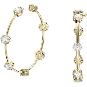 SWAROVSKI Constella Hoop Earrings CollectionGold Tone