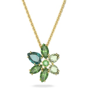 SWAROVSKI Gema Flower Pendant Necklace CollectionGreen Flower Pendant Necklace