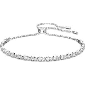 SWAROVSKI Subtle Bracelet Jewelry Collection Clear CrystalsRhodium Tone Bolo Closure