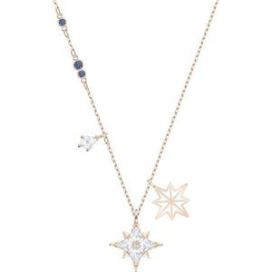 SWAROVSKI Symbolic Star Jewelry Collection Clear CrystalsPendant Necklace  Rose Gold Tone