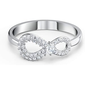 SWAROVSKI Womens Infinity Ring Collection Rhodium Finish Clear CrystalsSWAROVSKI Womens Infinity Ring Collection Rhodium Finish Clear Crystals