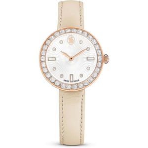 Swarovski Certa Watch Swiss Made Leather Strap Pink Rose GoldTone FinishSwarovski Certa Watch Swiss Made Leather Strap Pink Rose GoldTone Finish