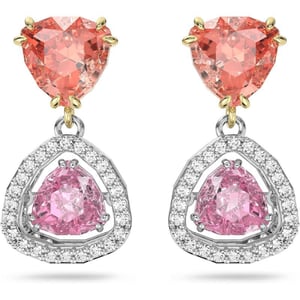 Swarovski Millenia Crystal Drop Earrings CollectionPink Drop Earrings  Mixed Metal Finish