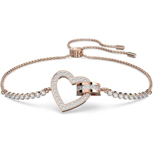 SWAROVSKI Lovely Bracelet Jewelry Collection Clear CrystalsBracelet  Rose Gold Tone Finish