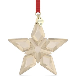 Swarovski Annual Edition 2023 Festive Ornament Gold Tone Swarovski Crystals with GoldTone Finished Metal Part of the Swarovski Annual Edition Collection2023 Annual Editions 2023 Annal Edition  Festive Ornament