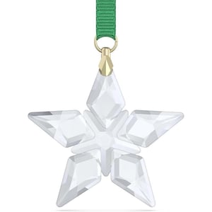 Swarovski Annual Edition 2023 Festive Ornament Gold Tone Swarovski Crystals with GoldTone Finished Metal Part of the Swarovski Annual Edition Collection2023 Annual Editions 2023 Annual Edition  Little Star Ornament