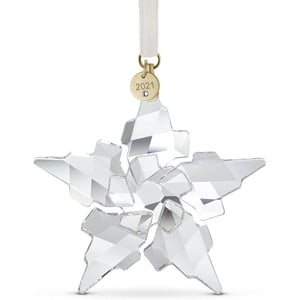 Swarovski Annual Edition 2023 Festive Ornament Gold Tone Swarovski Crystals with GoldTone Finished Metal Part of the Swarovski Annual Edition Collection2021 Annual Editions 2021 Annual Limited Edition  Clear