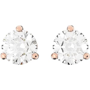 Swarovski Constella Pierced Stud EarringsRose Gold Tone Finish with Clear Crystals