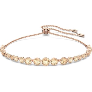 Swarovski Emily Tennis Bracelet Jewelry Collection Clear Crystals Blue Crystals Pink Crystals Amazon ExclusiveClear Crystals  Gold Tone