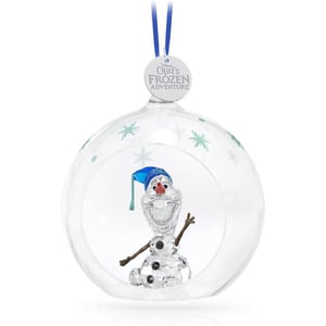 Swarovski Iconic Signum Swan Decoration Piece Small Clear Swarovski Crystals Part of the Swarovski Iconic Swan CollectionFrozen Olaf Ball Ornament Ornament