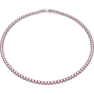 Swarovski Matrix Tennis NecklacePink