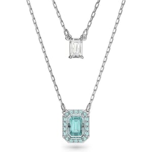 Swarovski Millenia Crystal Pendant Necklace CollectionBlue and Clear Crystal