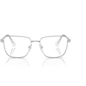 Swarovski Womens Sk1003 Square Prescription Eyewear FramesSilverDemo Lens