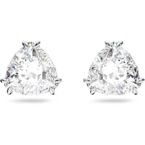 SWAROVSKI Millenia Crystal Jewelry Collection Clear Trilliant amp Pear Cut Crystals Rhodium Tone FinishEarrings  Trilliant Cut Crystals