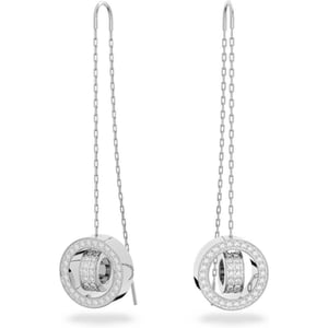 Swarovski Hollow Collection Drop EarringsRhodium