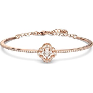 Swarovski Sparking Dance Crystal Jewelry Collection Gold Tone amp Rose Gold Tone FinishBangle Bracelet  Rose Gold Tone