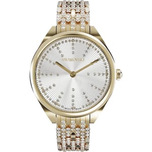 SWAROVSKI Attract Crystal Watch Collection Metal BraceletGold Tone Finish