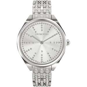 SWAROVSKI Attract Crystal Watch Collection Metal BraceletSilver Tone Finish