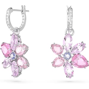 SWAROVSKI Gema Flower Earrings CollectionPink Flower Drop Earrings