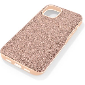 SWAROVSKI High Phone Case for iPhone 14 with Green Crystals in Ombre Effect Part of The High CollectioniPhone 12 mini Rose Gold Tone