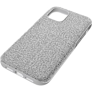 SWAROVSKI High Phone Case for iPhone 14 with Green Crystals in Ombre Effect Part of The High CollectioniPhone 1212 Pro Silver Crystals