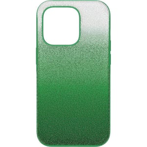 SWAROVSKI High Phone Case for iPhone 14 with Green Crystals in Ombre Effect Part of The High CollectioniPhone 14 Pro Green