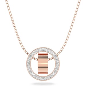 SWAROVSKI Hollow Collection Pendant NecklaceRose Gold