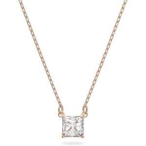 Swarovski Constella Crystal Pendant Necklace CollectionRose GoldTone with Clear Crystals