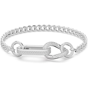 Swarovski Dextera Bracelet with White Crystal Pav on a Rhodium Plated SettingLarge