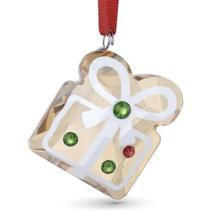 Swarovski Holiday Cheers Dulcis SnowmanWhiteGingerbread Gift Ornament