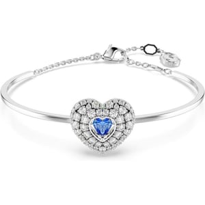 Swarovski Hyperbola Bangle Heart Blue Rhodium FinishedSwarovski Hyperbola Bangle Heart Blue Rhodium Finished