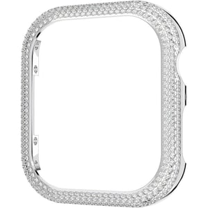 Swarovski Sparkling Case Compatible with Apple Watch Silver Tone 41 mm41 mm Silver Tone