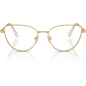 Swarovski Womens Sk1007 Cat Eye Prescription Eyewear FramesGoldDemo Lens