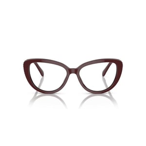 Swarovski Womens Sk2014 Cat Eye Prescription Eyewear FramesBurgundyDemo Lens