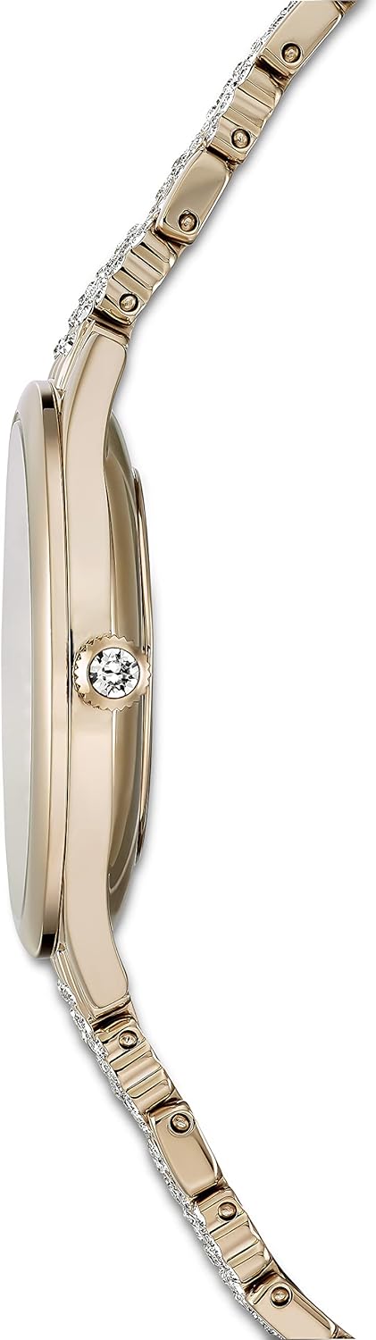 SWAROVSKI Attract Crystal Watch Collection Metal BraceletGold Tone Finish