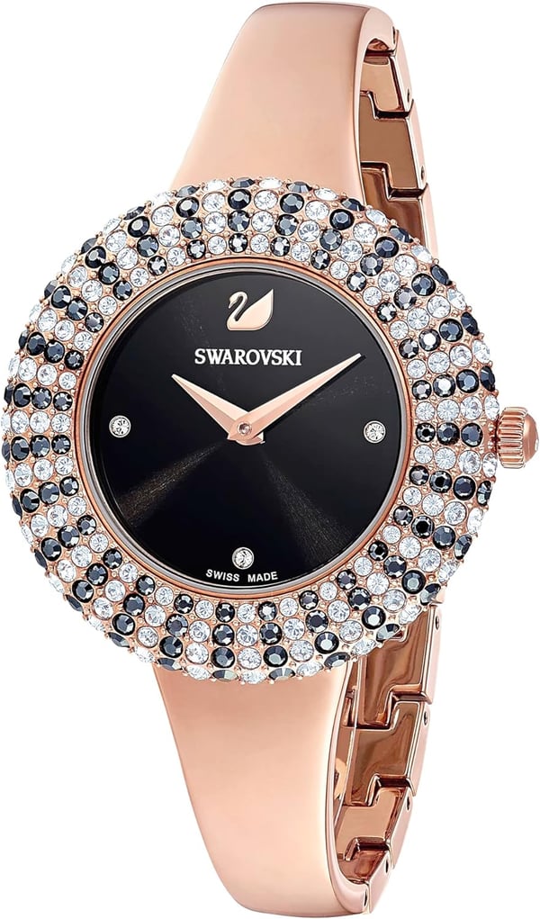 Swarovski Crystal Watch Collection Blue Crystals Black Crystals Clear CrystalsCrystal Rose