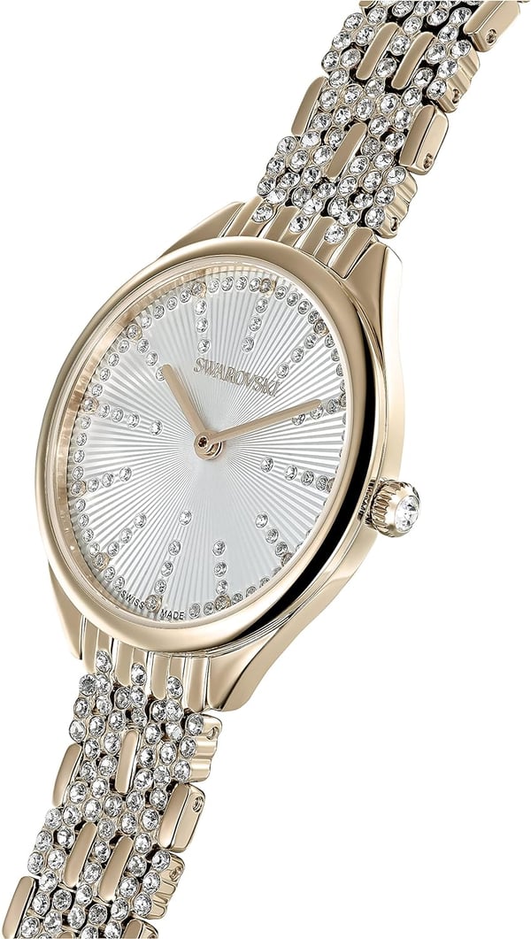 SWAROVSKI Attract Crystal Watch Collection Metal BraceletGold Tone Finish