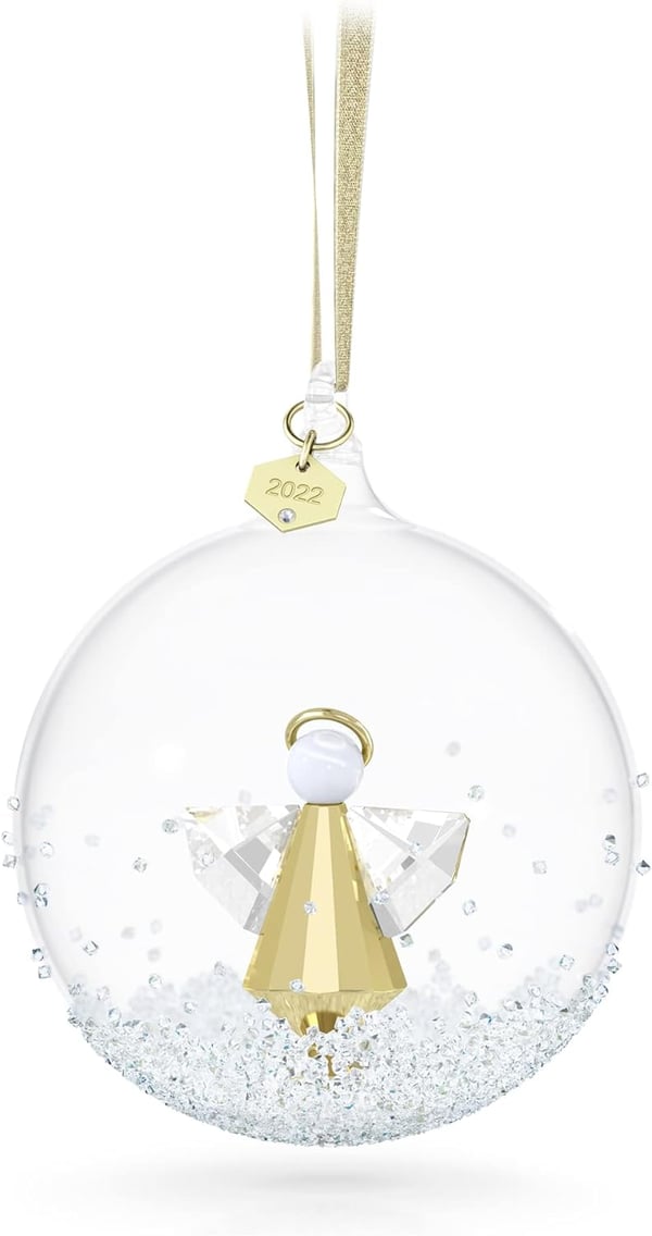 Swarovski Iconic Signum Swan Decoration Piece Small Clear Swarovski Crystals Part of the Swarovski Iconic Swan Collection2022 Bell amp Star Ornament  Ornaments 2022 Ball Ornament