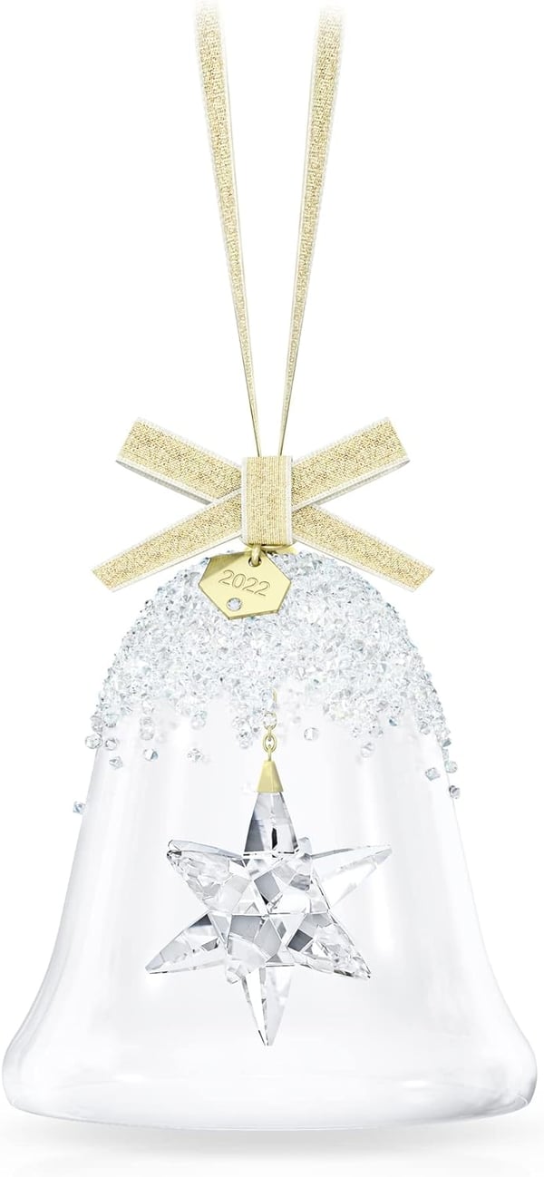 Swarovski Iconic Signum Swan Decoration Piece Small Clear Swarovski Crystals Part of the Swarovski Iconic Swan Collection2022 Bell amp Star Ornament  Ornaments 2022 Ball Ornament