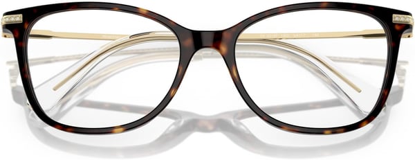 Swarovski Womens Sk2010f Low Bridge Fit Square Prescription Eyewear FramesDark HavanaDemo Lens